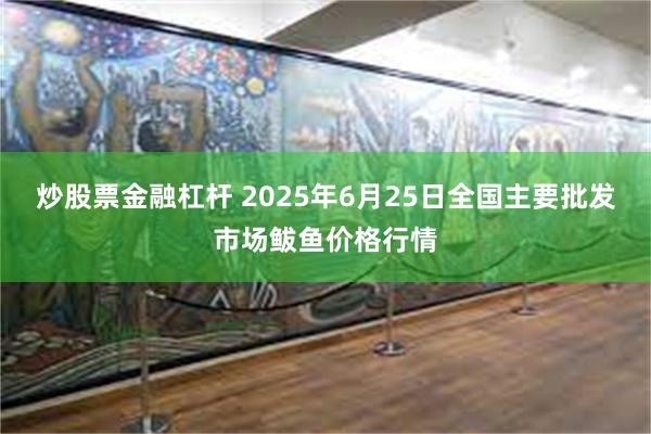 炒股票金融杠杆 2025年6月25日全国主要批发市场鲅鱼价格行情