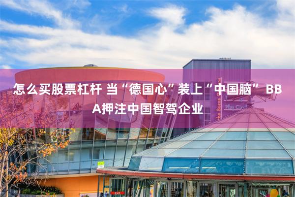 怎么买股票杠杆 当“德国心”装上“中国脑” BBA押注中国智驾企业